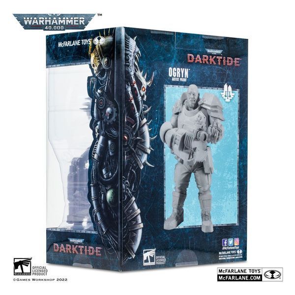Коллекционная фигурка Warhammer 40k: Darktide Megafigs Action Figure Ogryn (Artist Proof) 30 cm WARHAF174 фото