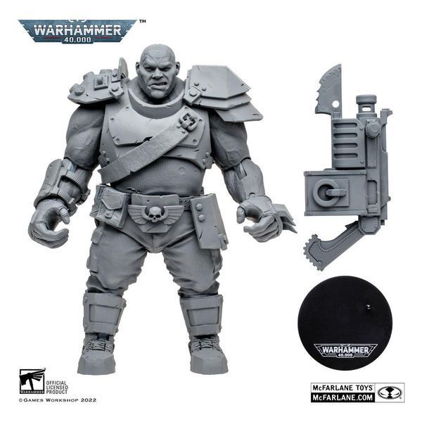 Коллекционная фигурка Warhammer 40k: Darktide Megafigs Action Figure Ogryn (Artist Proof) 30 cm WARHAF174 фото
