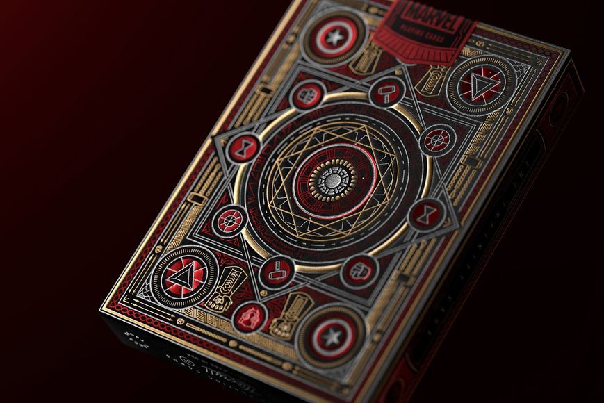 Гральні карти Theory11 Avengers: The Infinity Saga Playing Cards Red (52 шт.) T11-AVENGERS-DECK-RED фото