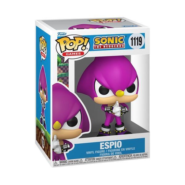 Коллекционная фигурка Funko Sonic the Hedgehog POP! Games Vinyl Figure Espio the Chameleon 9 cm AF3955 фото