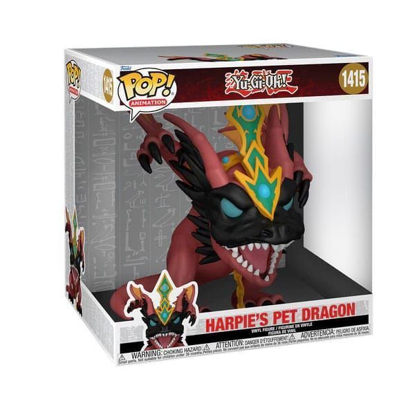 Коллекционная фигурка Funko Yu-Gi-Oh! Super Sized Jumbo POP! Vinyl Figure Harpie's Pet Dragon 25 cm AF322 фото