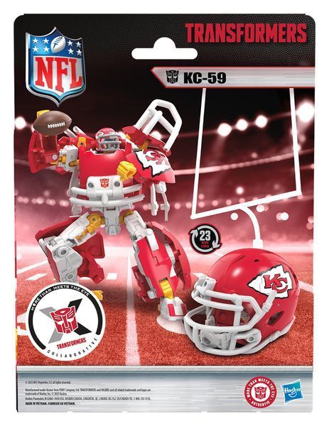 Фігурка Hasbro Transformers x NFL &mdash; Kansas City Chiefs: KC-59 (14 см) HASG2336 фото