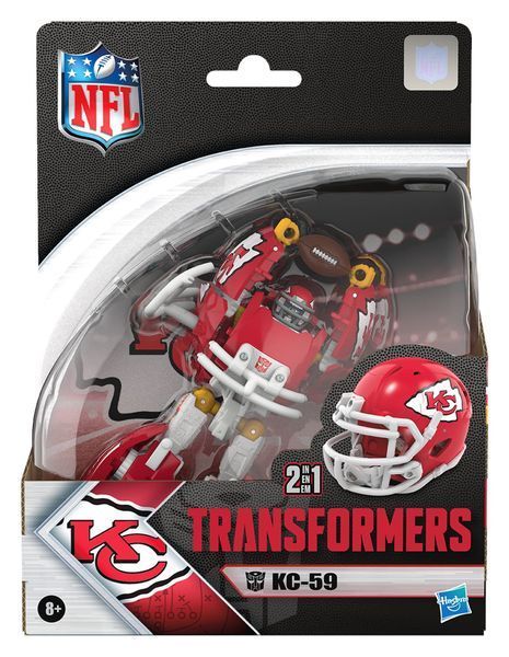 Фігурка Hasbro Transformers x NFL &mdash; Kansas City Chiefs: KC-59 (14 см) HASG2336 фото