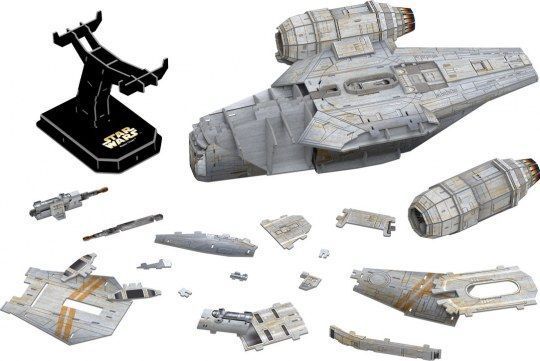 3D Пазл Revell Мандалорец: ГРЕБЕНЬ БРИТВЫ (3D Puzzle The Mandalorian: RAZOR CREST) puzz7 фото