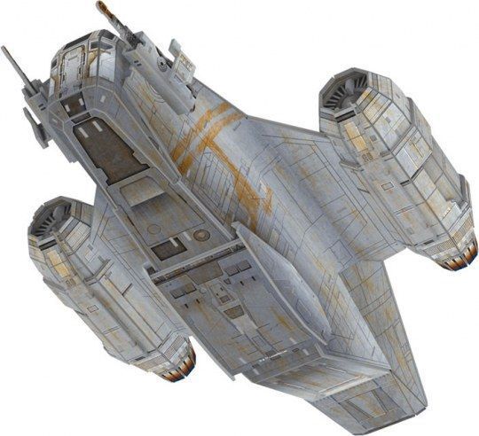 3D Пазл Revell Мандалорец: ГРЕБЕНЬ БРИТВЫ (3D Puzzle The Mandalorian: RAZOR CREST) puzz7 фото