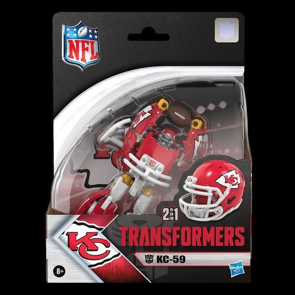 Фігурка Hasbro Transformers x NFL &mdash; Kansas City Chiefs: KC-59 (14 см) HASG2336 фото