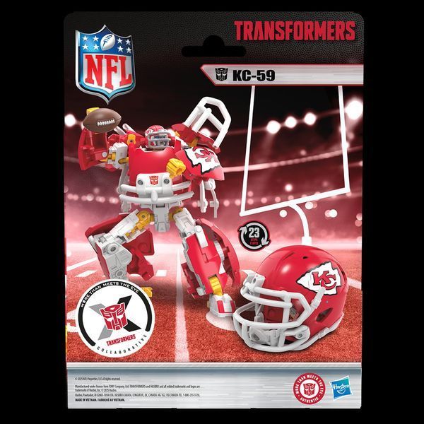 Фігурка Hasbro Transformers x NFL &mdash; Kansas City Chiefs: KC-59 (14 см) HASG2336 фото