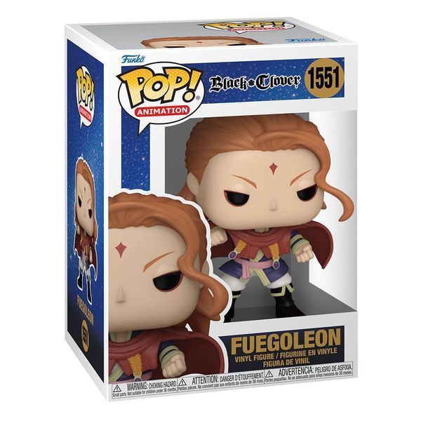 Коллекционная фигурка Funko Black Clover POP! Animation Vinyl Figure Fuegoleon 9 cm mf150 фото
