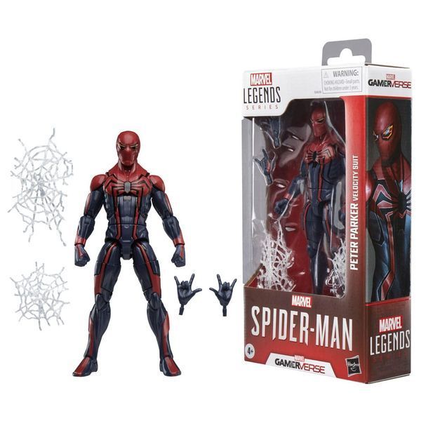 Колекційна фігурка Hasbro Spider-Man Marvel Legends Gamerverse Action Figure Peter Parker Velocity Suit 15 cm AF2852 фото
