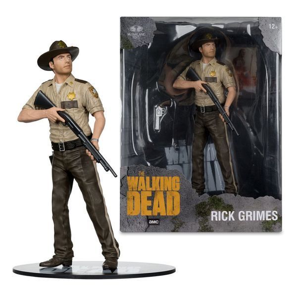 Коллекционная фигурка McFarlane Toys The Walking Dead PVC Statue 1/8 Rick Grimes 25 cm AF3386 фото