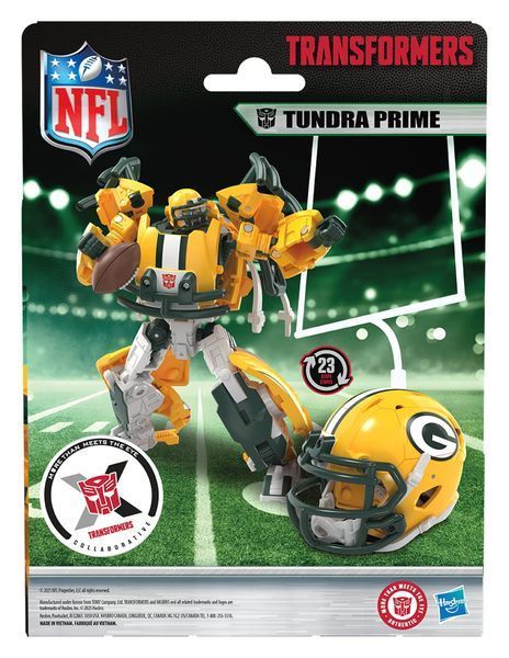 Фігурка Hasbro Transformers x NFL &mdash; Green Bay Packers: Tundra Prime (14 см) HASG2335 фото