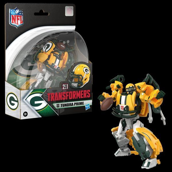 Фігурка Hasbro Transformers x NFL &mdash; Green Bay Packers: Tundra Prime (14 см) HASG2335 фото