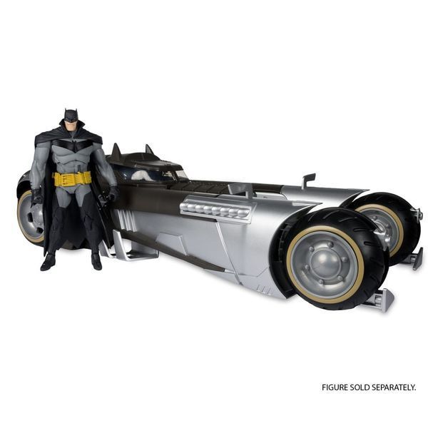 Колекційна фігурка автомобіль McFarlane Toys DC Multiverse Vehicle White Knight Batmobile (Gold Label) 18 cm AF1947 фото