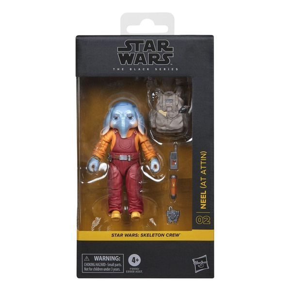 Коллекционная фигурка Hasbro Star Wars: Skeleton Crew Black Series Action Figure Neel (At Attin) 15 cm AF4939 фото