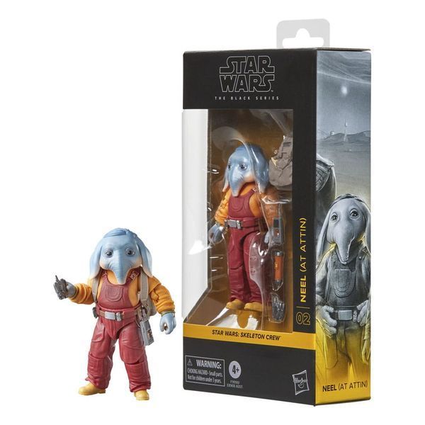 Коллекционная фигурка Hasbro Star Wars: Skeleton Crew Black Series Action Figure Neel (At Attin) 15 cm AF4939 фото
