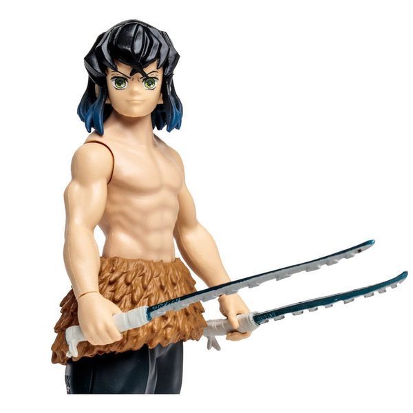 Коллекционная фигурка McFarlane Toys Demon Slayer: Kimetsu no Yaiba Action Figure Hashibira Inosuke 13 cm AF205 фото