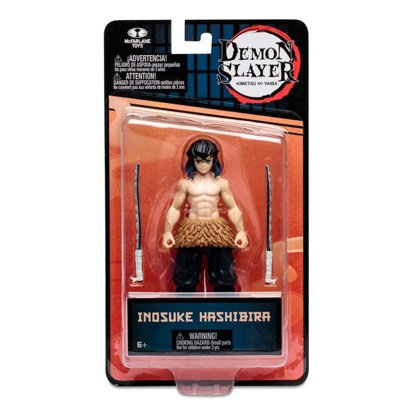 Коллекционная фигурка McFarlane Toys Demon Slayer: Kimetsu no Yaiba Action Figure Hashibira Inosuke 13 cm AF205 фото