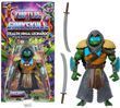 Коллекционная фигурка Mattel MOTU x TMNT: Turtles of Grayskull Action Figure Stealth Armor Leonardo 14 cm