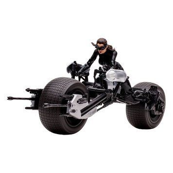 Колекційна фігурка McFarlane Toys DC Multiverse Vehicle Batpod with Catwoman (The Dark Knight Rises) AF7345 фото