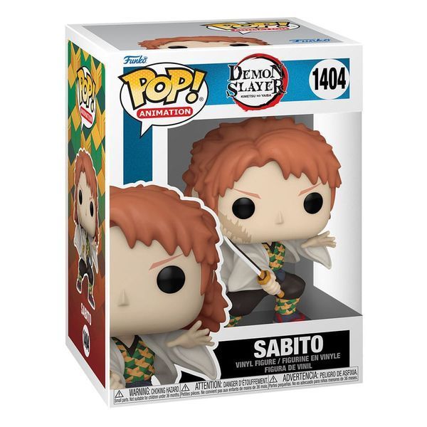 Колекційна фігурка Funko Demon Slayer: Kimetsu no Yaiba POP! Animation Figure Sabito (No Mask) 9 cm mf152 фото