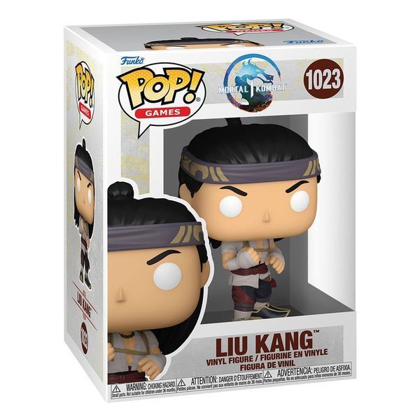 Колекційна фігурка Funko Mortal Kombat POP! Games Vinyl Figure Liu Kang (God of Fire) 9 cm AF366 фото