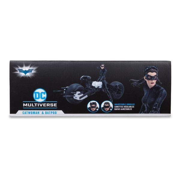 Колекційна фігурка McFarlane Toys DC Multiverse Vehicle Batpod with Catwoman (The Dark Knight Rises) AF7345 фото