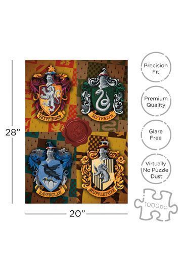 Пазл Aquarius Гарри Поттер Harry Potter Jigsaw Puzzle Crests (1000 pieces) puzz17 фото