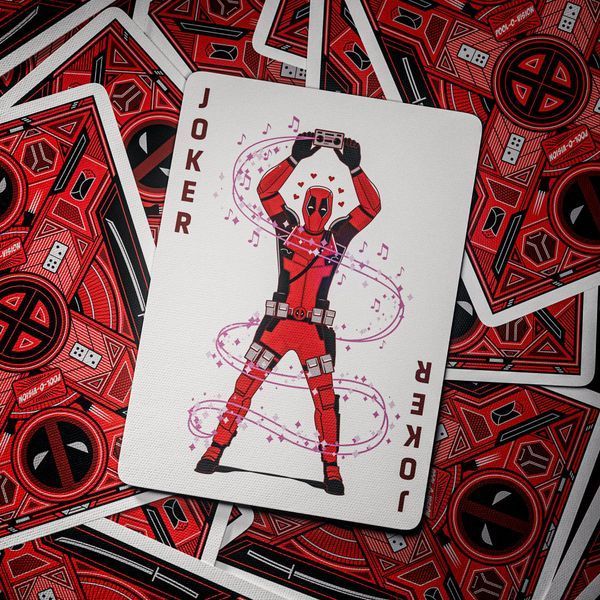 Гральні карти Theory11 Marvel Deadpool Playing Cards (52 шт.) T11-DEADPOOL-DECK фото