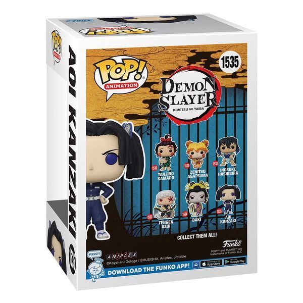 Колекційна фігурка Funko Demon Slayer: Kimetsu no Yaiba POP! Animation Figure Aoi Kanzaki 9 cm AF326 фото