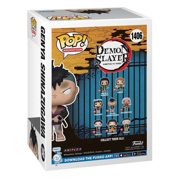 Колекційна фігурка Funko Demon Slayer: Kimetsu no Yaiba POP! Animation Figure Genya Shinazugawa 9 cm mf153 фото