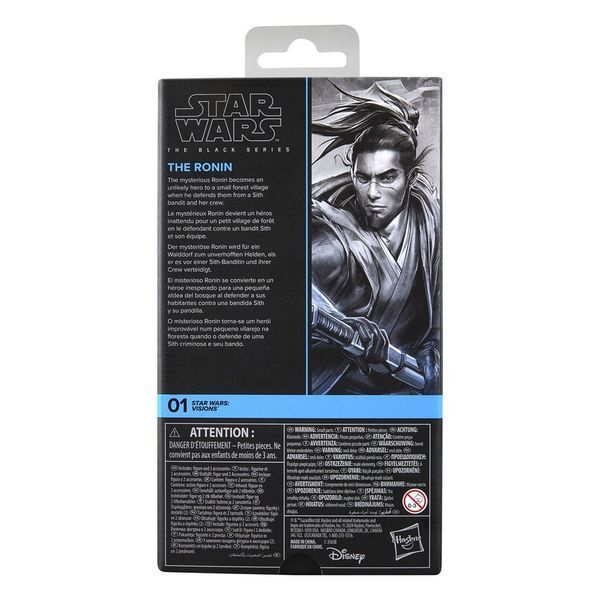 Коллекционная фигурка Hasbro Star Wars: Vision Black Series Action Figure The Ronin 15 cm AF3089 фото