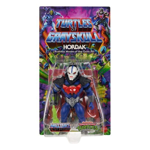 Коллекционная фигурка Mattel MOTU x TMNT: Turtles of Grayskull Action Figure Hordak 14 cm AF0379 фото
