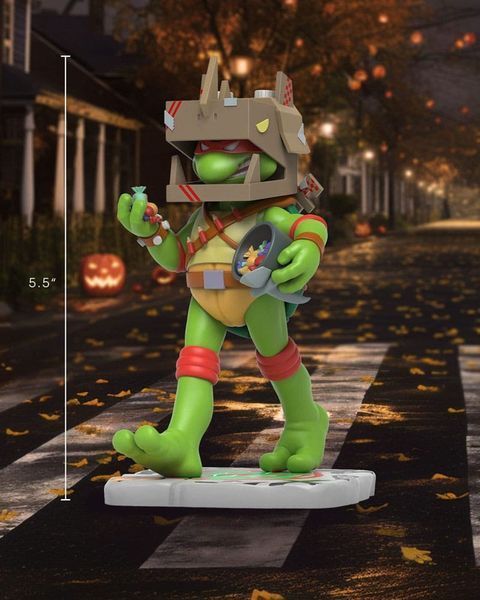 Коллекционная фигурка Mighty Jaxx Teenage Mutant Ninja Turtles Figure Remixx Raphael Cowa-BOO-nga! Edition 15 cm AF7733 фото
