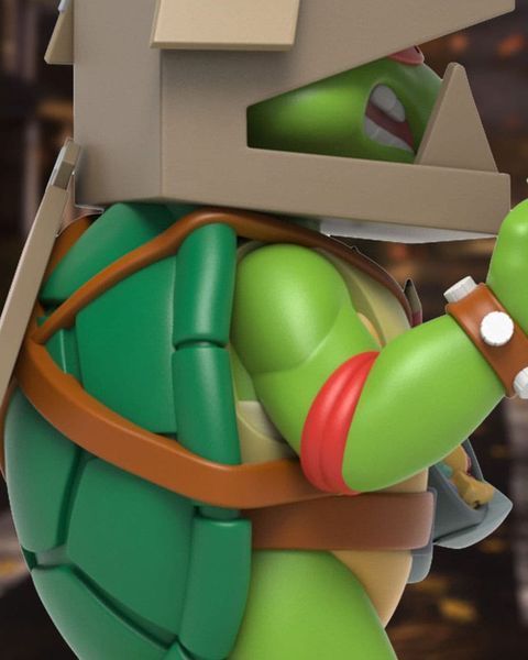 Коллекционная фигурка Mighty Jaxx Teenage Mutant Ninja Turtles Figure Remixx Raphael Cowa-BOO-nga! Edition 15 cm AF7733 фото