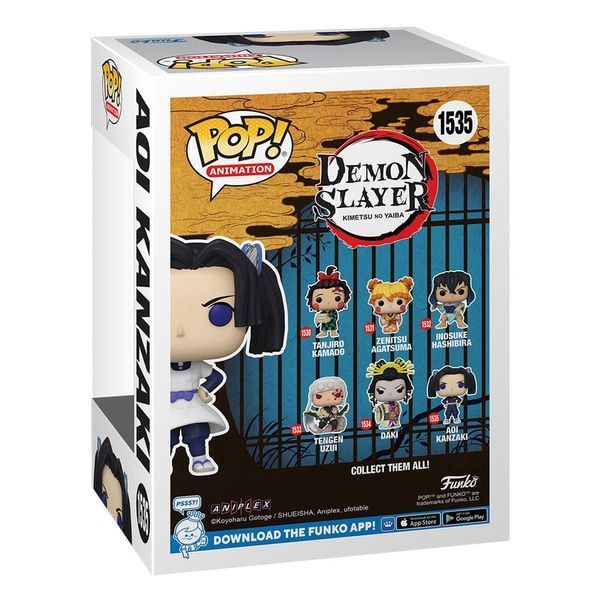 Коллекционная фигурка Funko Demon Slayer: Kimetsu no Yaiba POP! Animation Figure Aoi Kanzaki (Chase edition) 9 cm AF327 фото