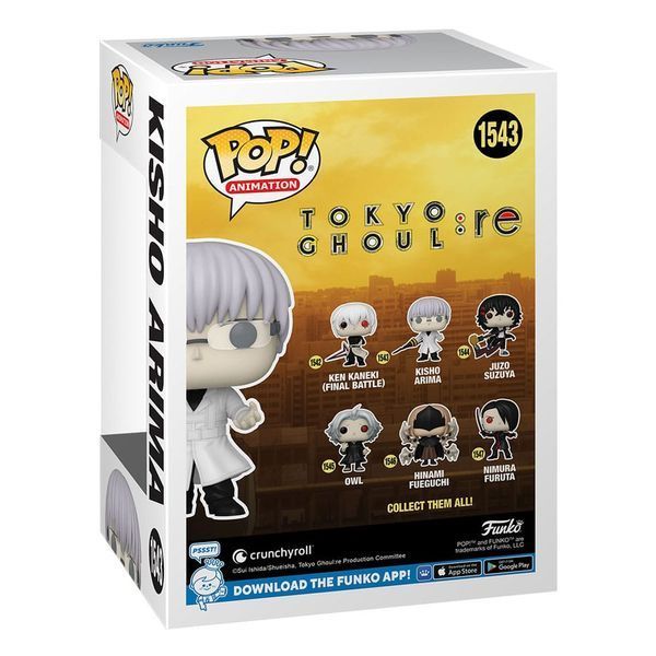Колекційна фігурка Funko Tokyo Ghoul:re POP! Animation Vinyl Figure Kisho Arima 9 cm AF242 фото