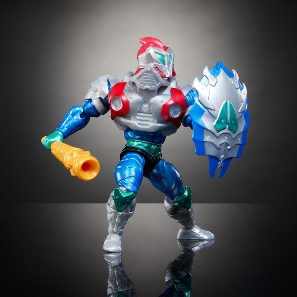 Колекційна фігурка Mattel MOTU x TMNT: Turtles of Grayskull Action Figure Mekaneck 14 cm AF4483 фото