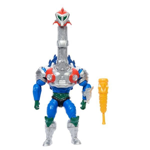 Колекційна фігурка Mattel MOTU x TMNT: Turtles of Grayskull Action Figure Mekaneck 14 cm AF4483 фото