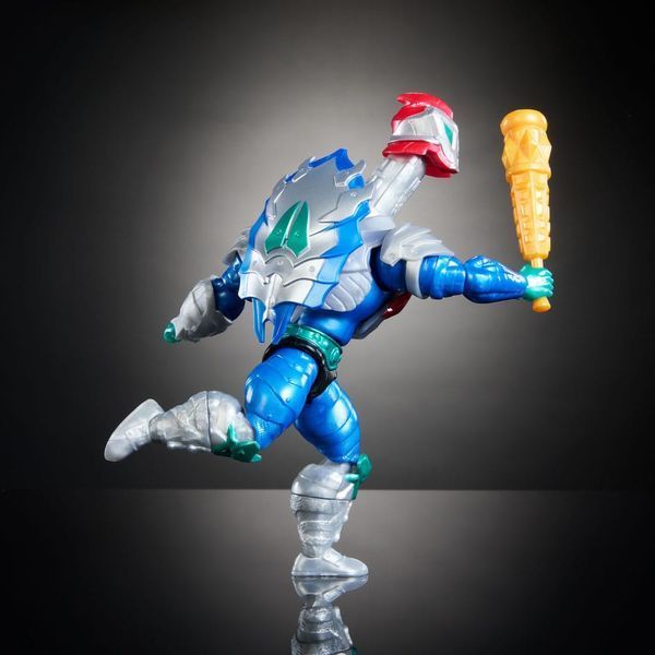Колекційна фігурка Mattel MOTU x TMNT: Turtles of Grayskull Action Figure Mekaneck 14 cm AF4483 фото