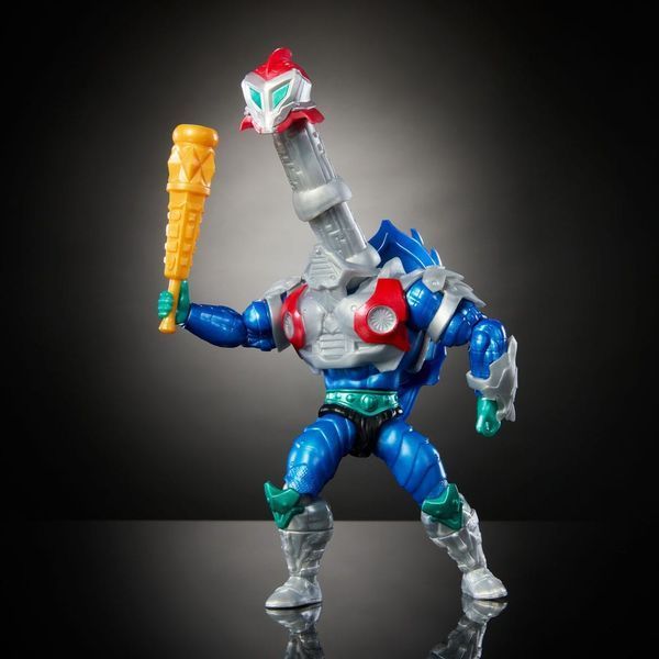 Колекційна фігурка Mattel MOTU x TMNT: Turtles of Grayskull Action Figure Mekaneck 14 cm AF4483 фото