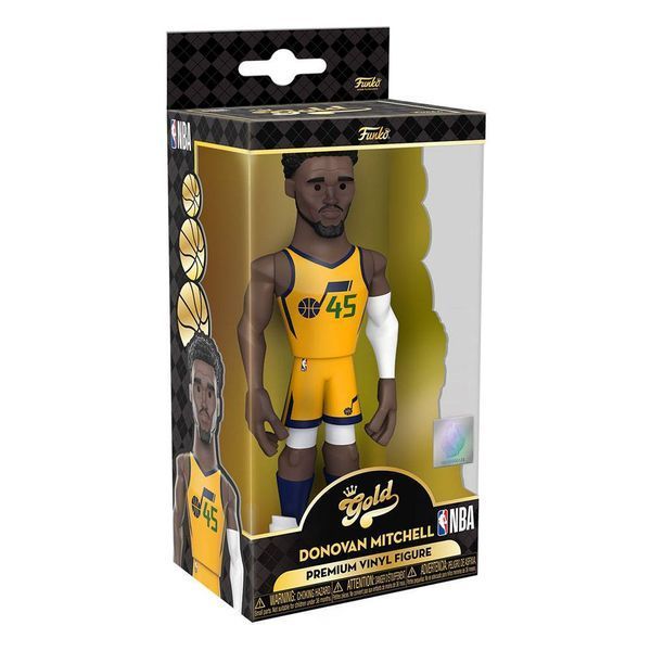 Колекційна фігурка НБА - NBA: Jazz Vinyl Gold Figures 13 cm Donovan Mitchell AF116 фото