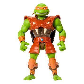 Коллекционная фигурка Mattel MOTU x TMNT: Turtles of Grayskull Action Figure Michelangelo 14 cm AF4322 фото