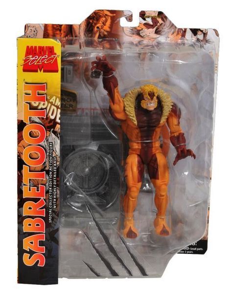 Колекційна фігурка MARVEL SELECT Sabretooth Action Figure DIAMOND SELECT TOYS 18 см AF136 фото