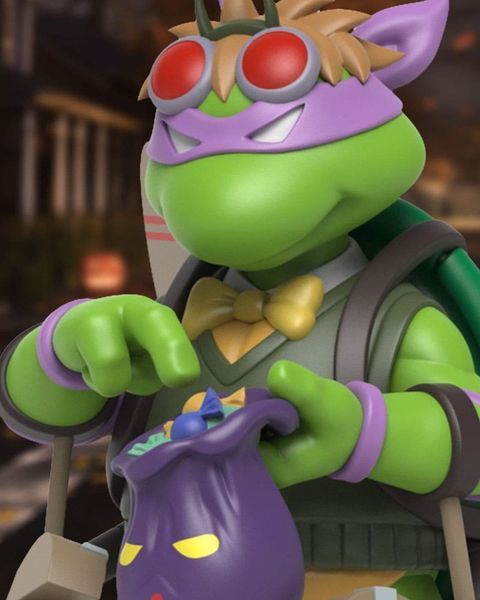 Коллекционная фигурка Mighty Jaxx Teenage Mutant Ninja Turtles Figure Remixx Donatello Cowa-BOO-nga! Edition 15 cm AF7740 фото
