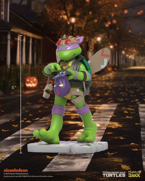 Коллекционная фигурка Mighty Jaxx Teenage Mutant Ninja Turtles Figure Remixx Donatello Cowa-BOO-nga! Edition 15 cm AF7740 фото