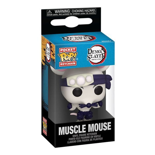 Брелок Funko Demon Slayer: Kimetsu no Yaiba POP! Vinyl Keychains Muscle Mouse 4 cm  kc005 фото