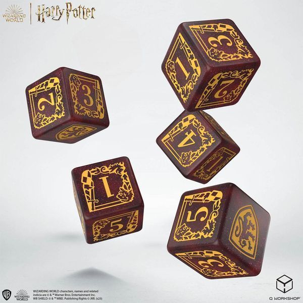 Набір кубиків з мішечком Harry Potter. Gryffindor Dice & Pouch (5) dice005 фото