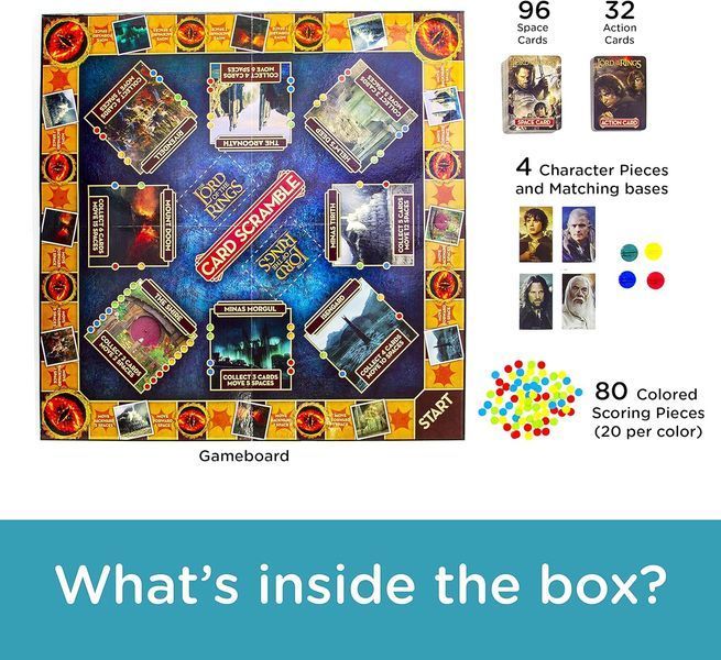 Настольная игра Lord of the Rings Board Game Card Scramble *English Version* 001239 фото