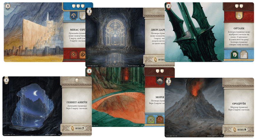 Настільна гра Війна Персня. Карткова гра (War of the Ring: The Card Game) 122 фото