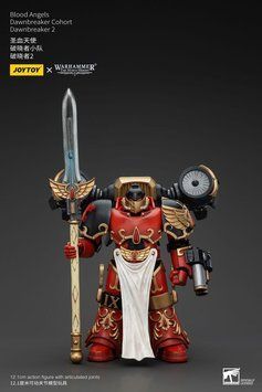Колекційна фігурка Joy Toy Warhammer The Horus Heresy Action Figure 1/18 Blood Angels Dawnbreaker Cohort Dawnbreaker 2 13 cm AF0485 фото